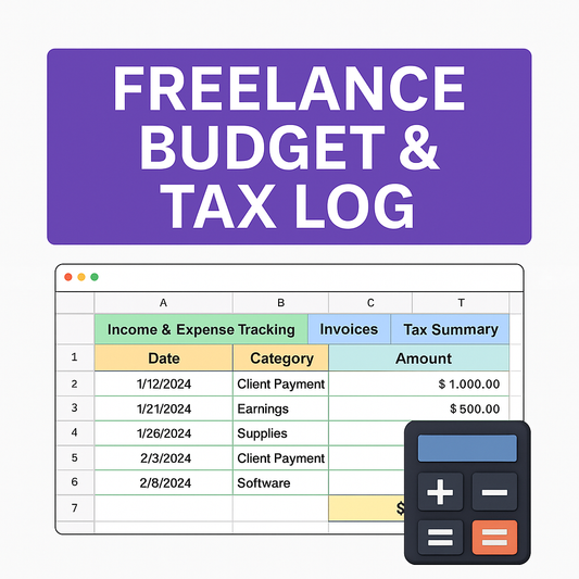 Freelance Budget & Tax Log