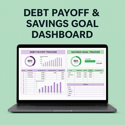 Debt Payoff & Savings Goal Dashboard